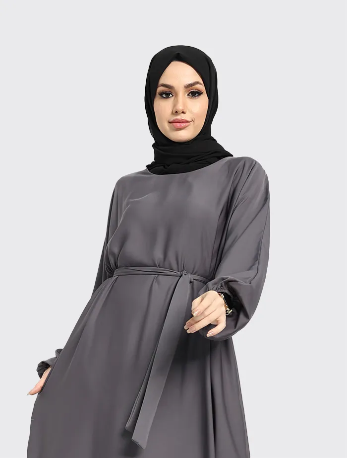 Grey Essential Abaya